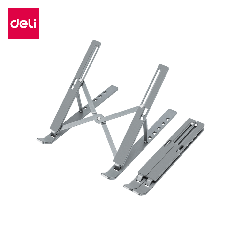 แท่นวางโน้ตบุ๊ก DELI VS6111-SL-01  สีเงิน_0